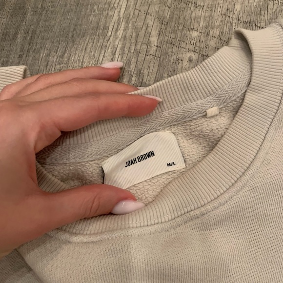Joah Brown cropped sweatshirt - Picture 5 of 6